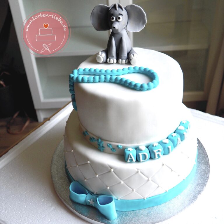 Tauftorte Elefant